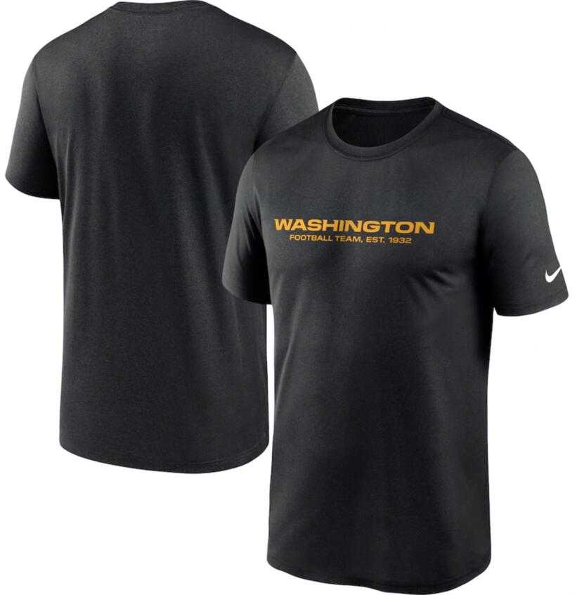 Men's Washington Football Team Nike Black Logo Essential Legend Performance T-Shirt,We sell and wholesale Men's Washington Football Team Nike Black Logo Essential Legend Performance T-Shirt on line form chian!